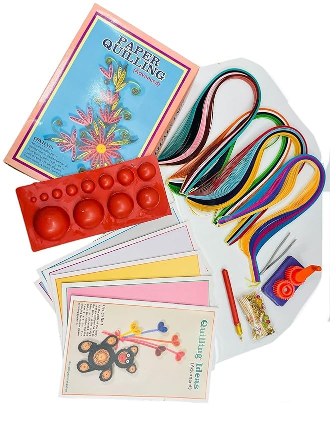 Economical Store 500+Pcs Adanced Jwelery Making Paper Quilling Kit Scrapbooking Jwellery Kit DIY Art and Craft Material Quilling Jewellery, Paper Craft kit, Art and Craft Kit, DIY Kit, Ages 8 Years and Above, Multicolour (B0DF7X4S84) Amazon Price History, Amazon Price Tracker