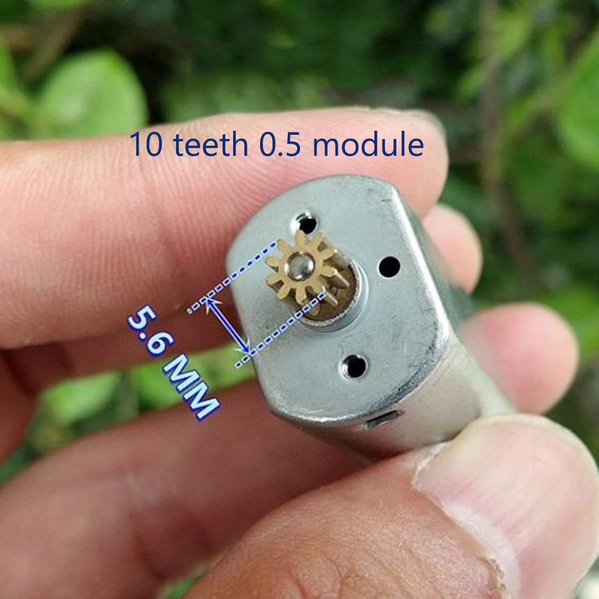 Caihv-Motore A Corrente Continua Durevole, 395 Motore Ad Albero A Doppia Uscita, 12V 14,4V 6800RPM, RS395. Pennello In Carbonio DC. Motore, 27,8 * 46 ,5mm Motore Per Robot Vaccum-Cleaner Accessori