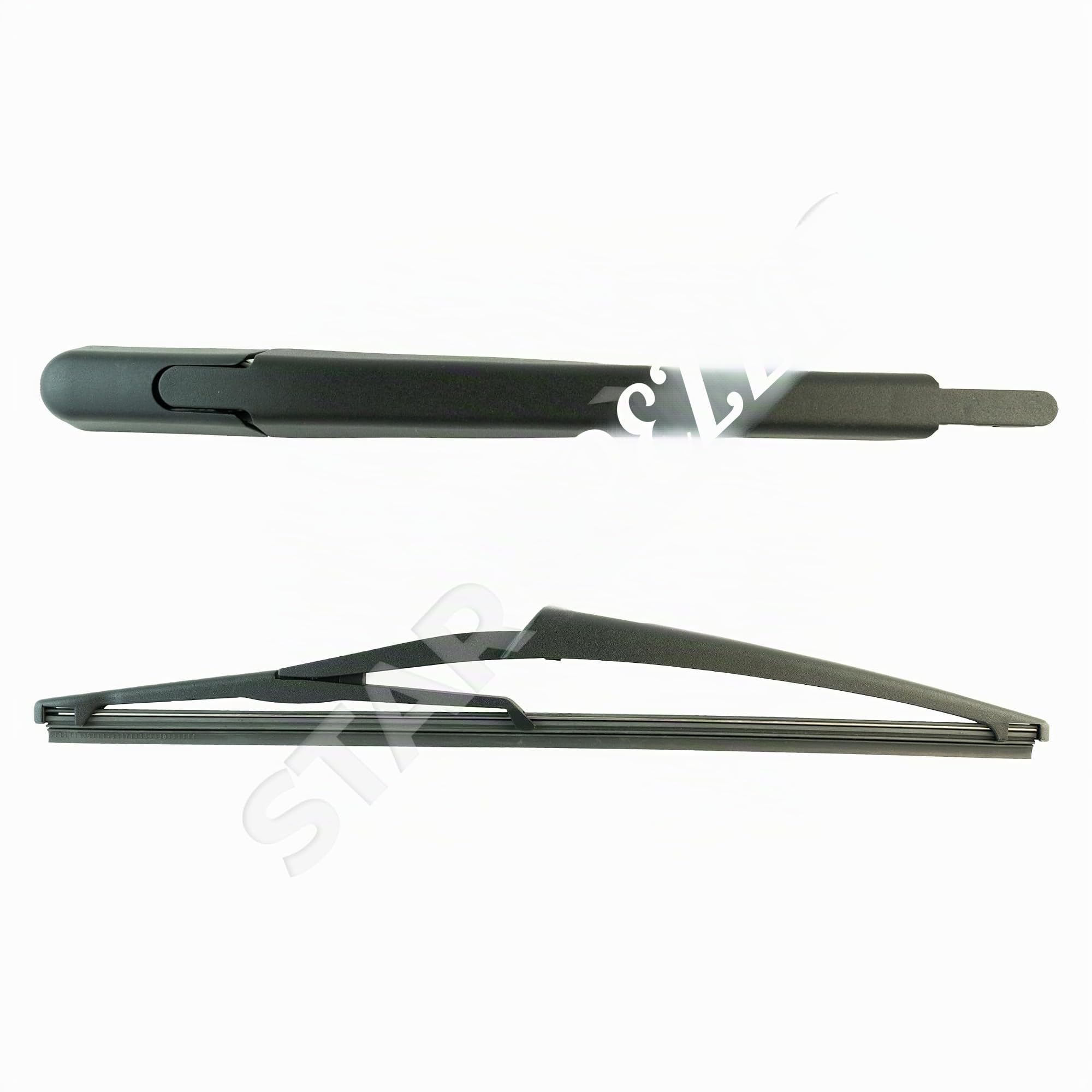 Braccio tergicristallo posteriore compatibile per Clio 2 (1998-2012) con spazzola tergicristallo (lunotto posteriore) 7701045207