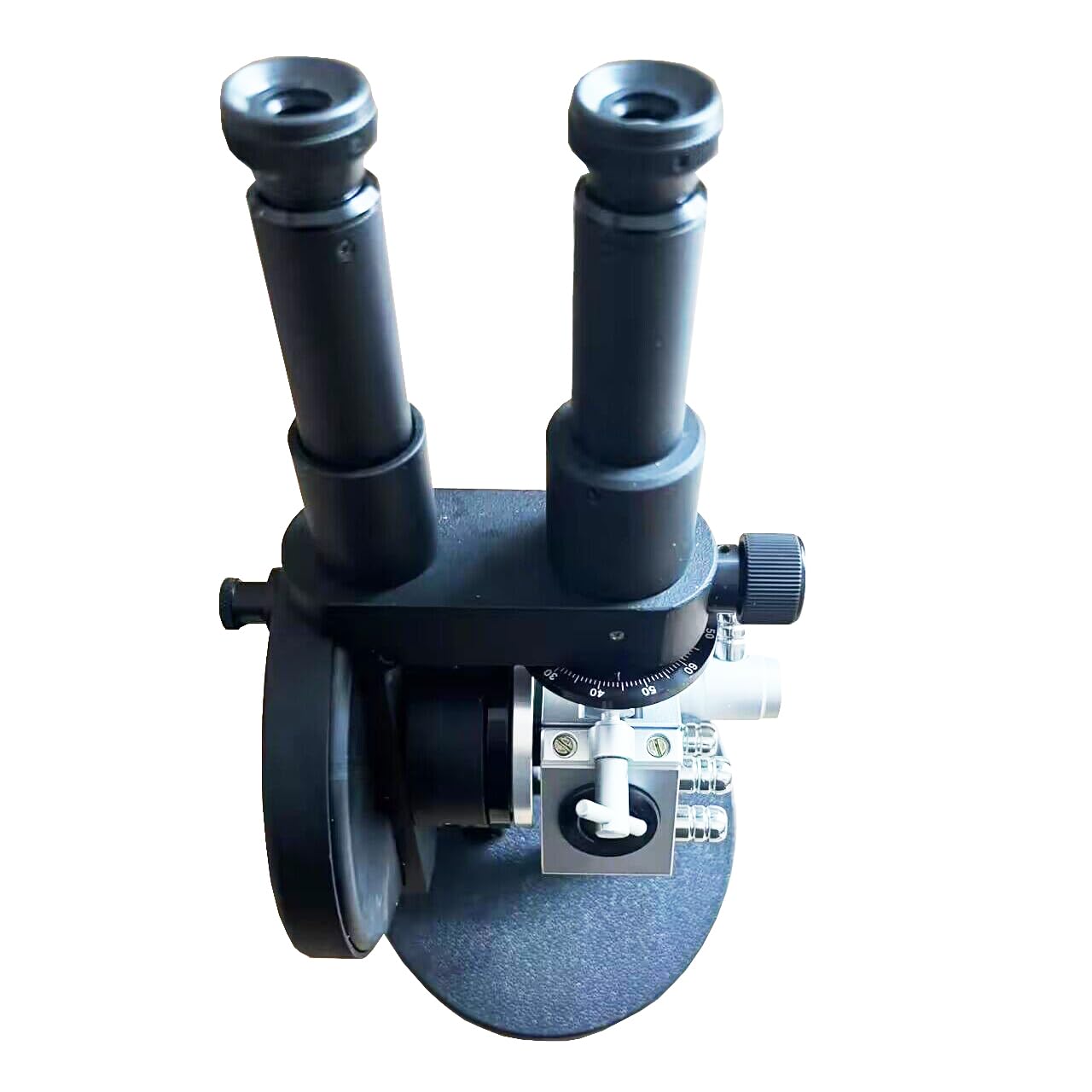 Binocular Abbe Refractometer Laboratory Optical Equipment with Refractive Index nD 1.3000-1.7000 Accuracy(nD) ±0.0003nD Brix 0-95% for Sugar,Pharmaceutical,Beverage,Petroleum,Food,Etc