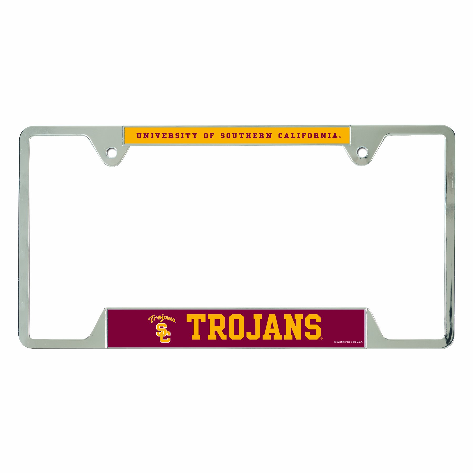 NCAA USC Trojans Metal License Plate Frame