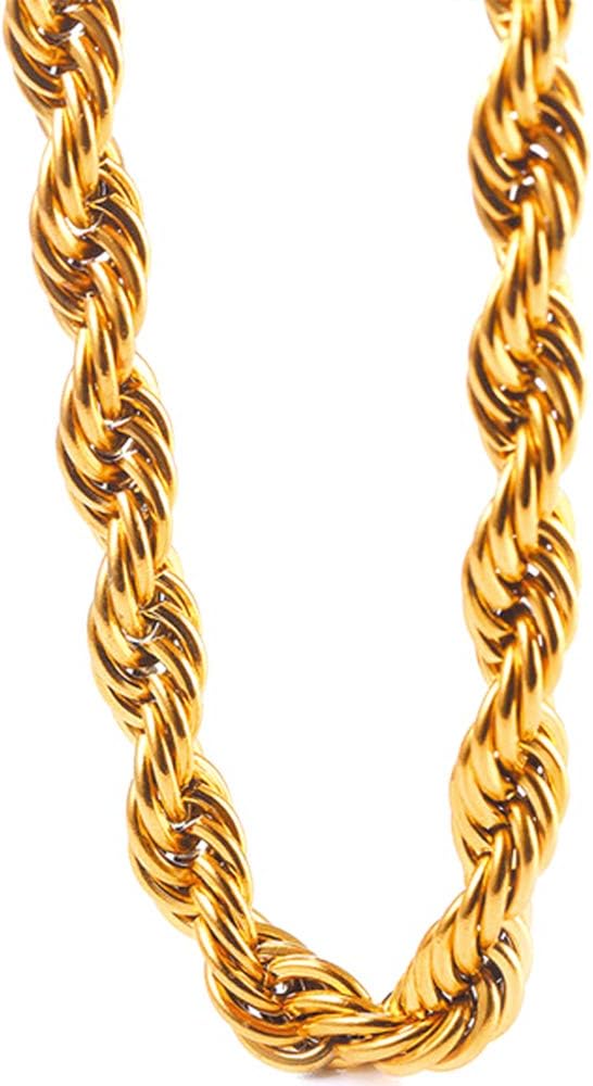11mm thick Huge Gold Rope Chain