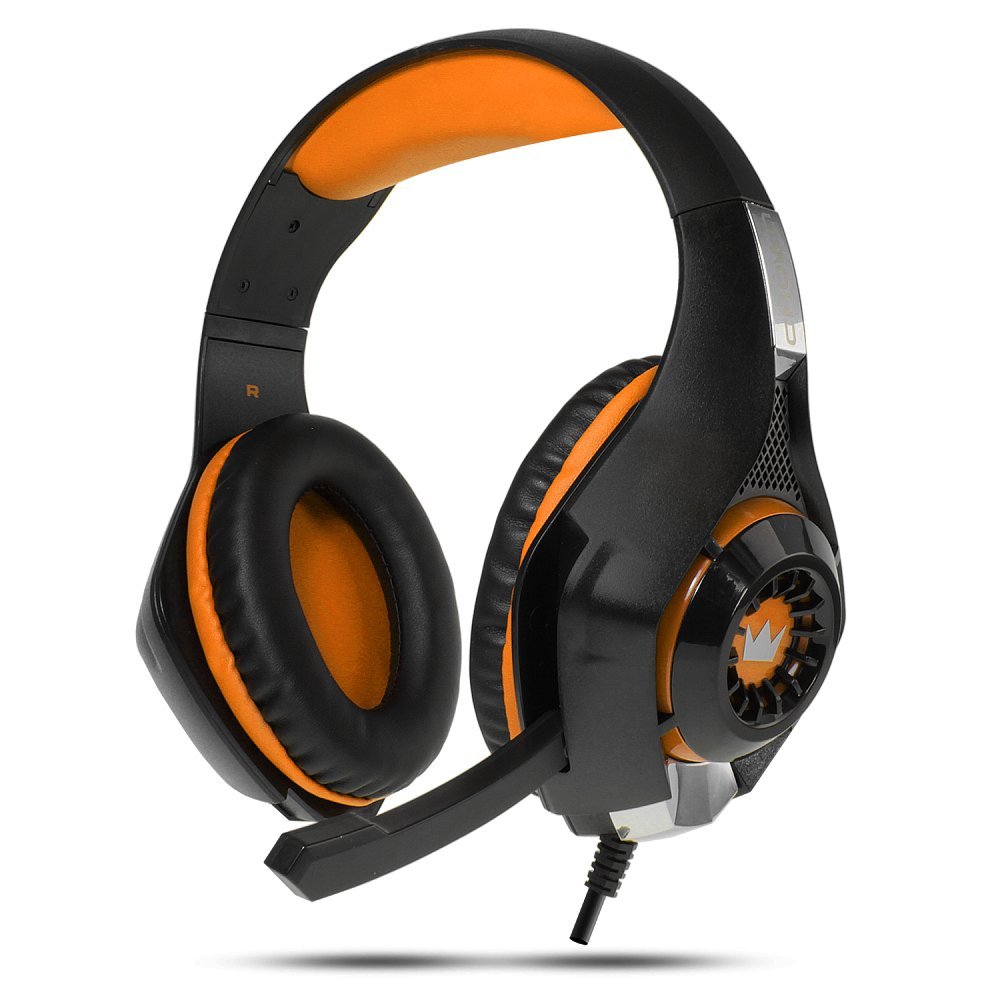 Crown Micro Cmgh 102T Orange Wired Headset