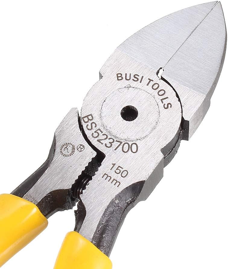 uxcell 6" Electric Wire Cutter Side Cutting Diagonal Pliers Hand Tool Yellow