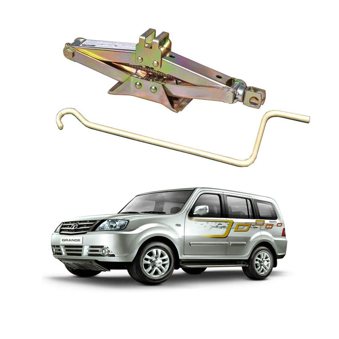 AYW (ALL YOU WANT) Golden Iron Car Vehicle Lift Jack for Sumo Grand