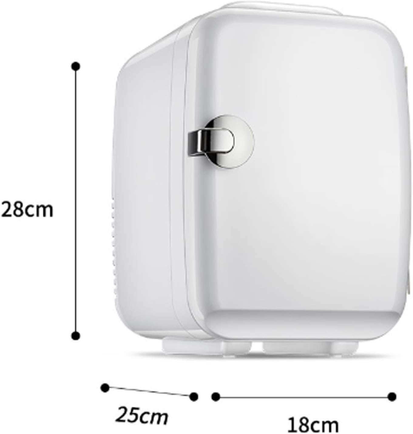 Mini Fridge Portable Beauty Refrigerator 4L Capacity Hot and Cold Settings Portable Quiet Suitable for Family Bedroom car Vacation Food and Beverage