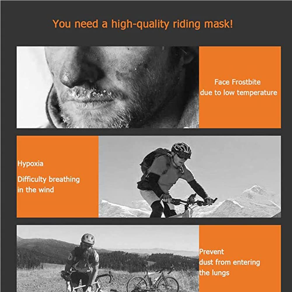 Balaclava Face Mask, Ski Mask for Men Women, Balaclava Face Mask, Black Ski Mask, Motorcycle Face Mask, Neck Gaiters for Men, UV Protector Motorcycle Ski Scarf - Image 9