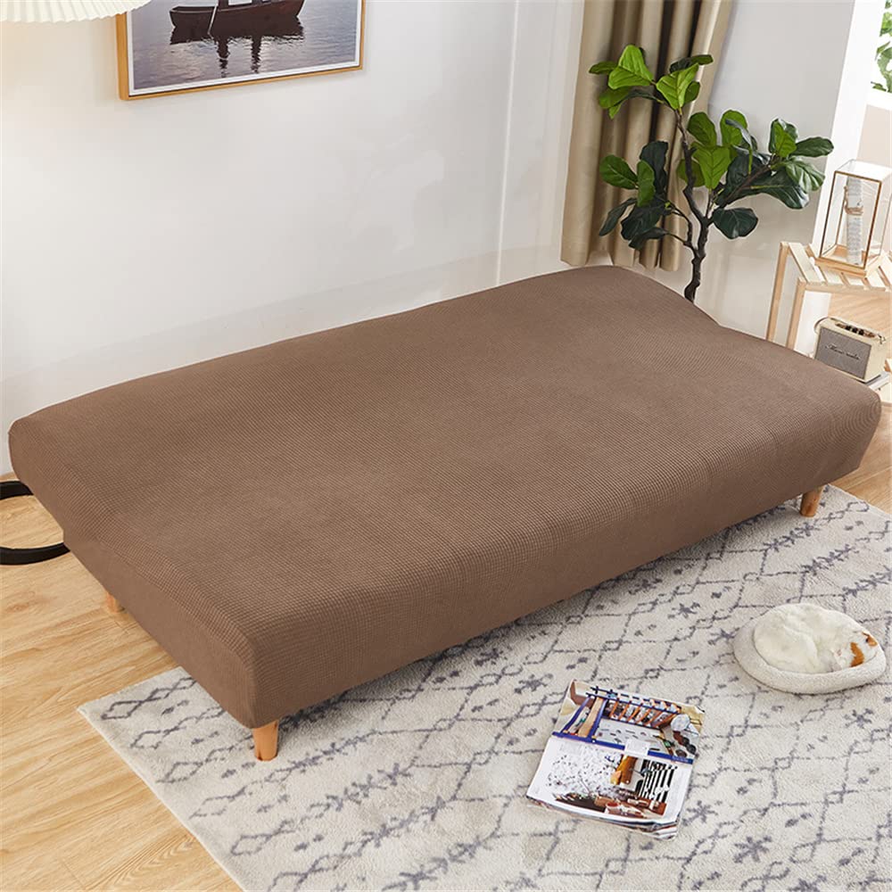 Funda Impermeable elástica para sofá Cama sin Brazos, Funda Protectora para futón