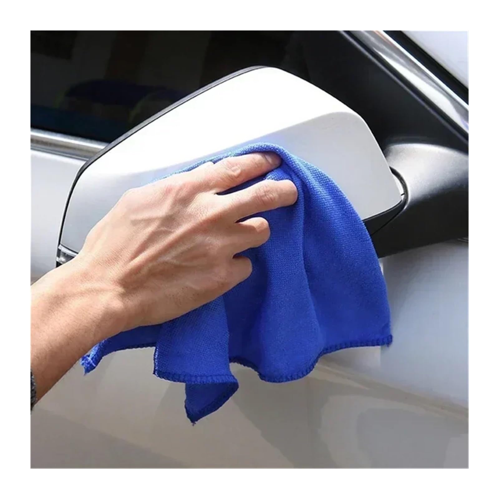 40 stücke 30x30 cm Auto Reinigungstuch Mikrofaser Hause Fenster Schönheit Salon Barber Shop Auto Pflege Polieren Auto waschen Weiche Tücher für Autopflege