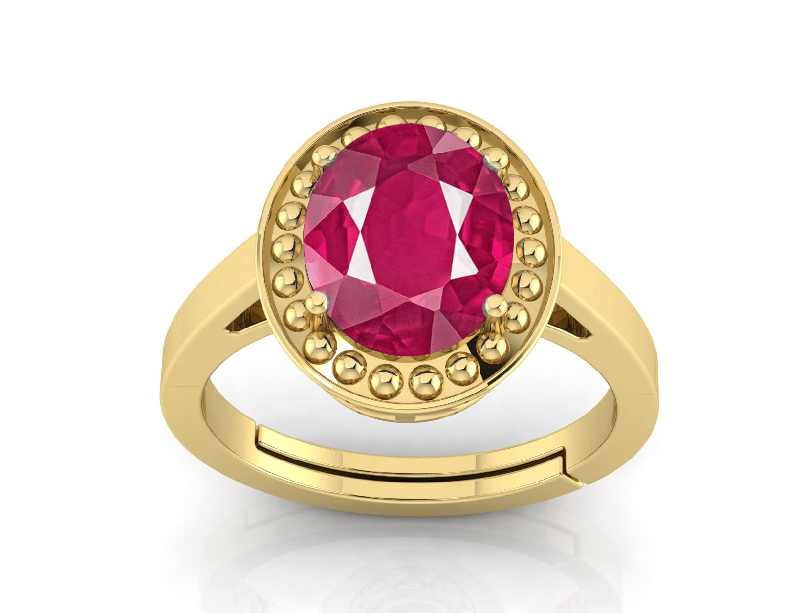 TODANI JEMS 14.25 Ratti Natural Ruby Manik Birthstone/Astrology/Rashi Ratan Adjustable Ring for Men & Women (B09PRLL2F4) Amazon Price History, Amazon Price Tracker