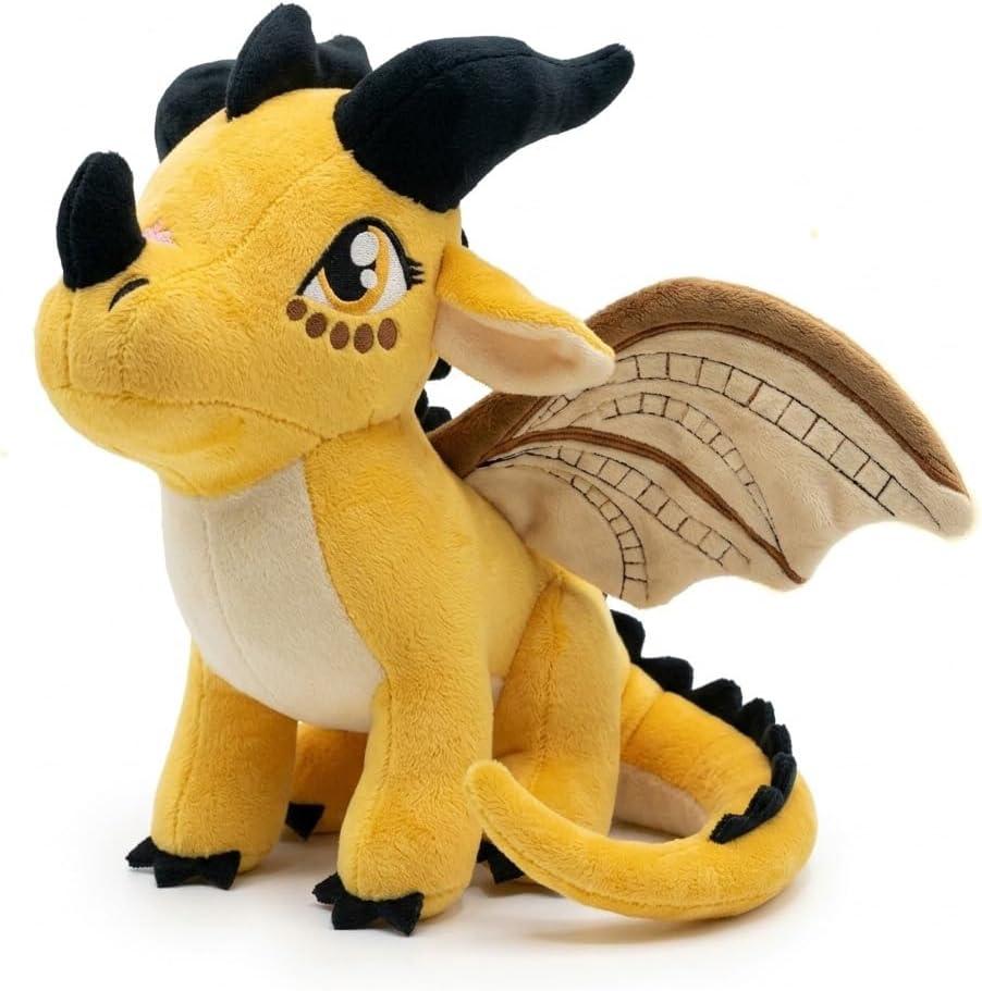 EASELR Wings of Fire Dragon Plush Toy - Rainwing Stuffed Animal, Pterosaur Flying Pillow Plushie - Gifts for Fans, Kids, Boys, Girls (Skywing)
