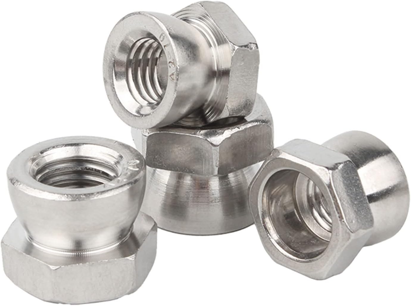 Rely®⇒VP INDUSTRIES (Pcs-15) M6 Anti-Theft Shear Nut | Stainless Steel Twist-Off Breakaway Security Nut for Safe Fastening