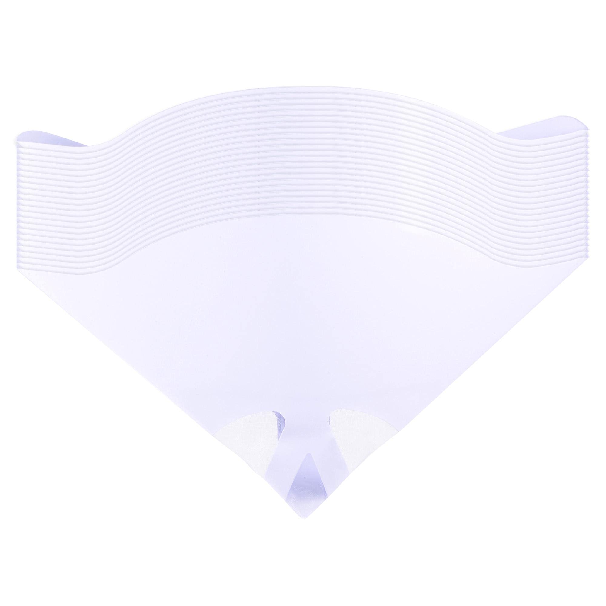 sourcing map 20Pcs Paper Paint Strainer 180 Micron 180mmx130mm Cone Paint Screen Funnel Nylon Mesh for Screening Paint Gasoline Fuel