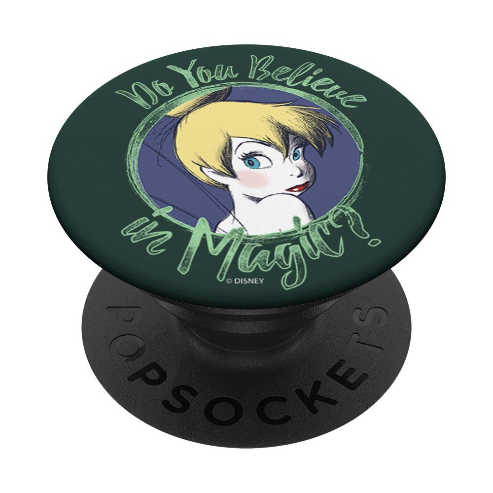 Amazon Com Disney Peter Pan Tinkerbell Do You Believe In Magic Popsockets Popgrip Swappable Grip For Phones Tablets Cell Phones Accessories