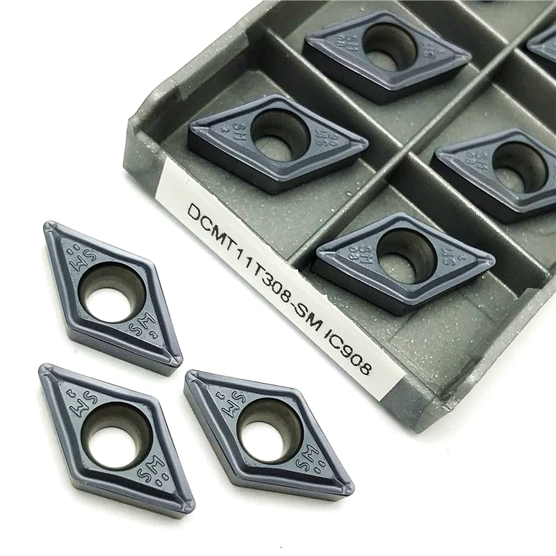 Insertos de torneado internos DCMT11T304 DCMT11T308 10 piezas miniatura 4