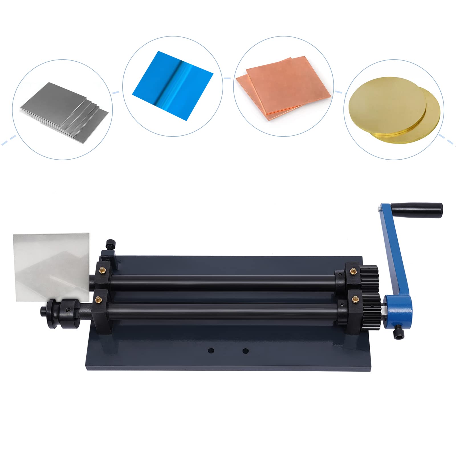 Manual Bead Roller,12inch Bending Machine Manual Bead Roller Sheet Metal Bead Roller Tool Kit Heavy Duty