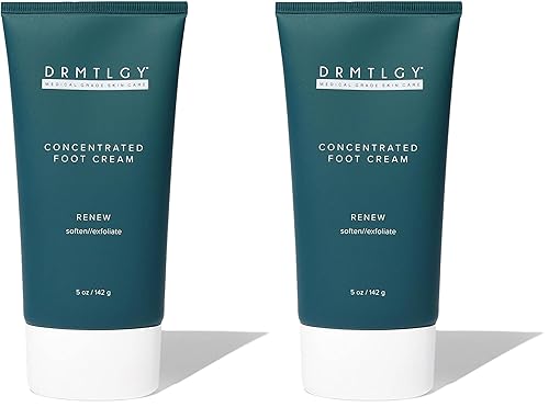 Miniatura 10 de DRMTLGY Crema concentrada para pies secos y agrietados – Crema de talón y loción de pies para pies secos agrietados – Tratamiento de pies secos para