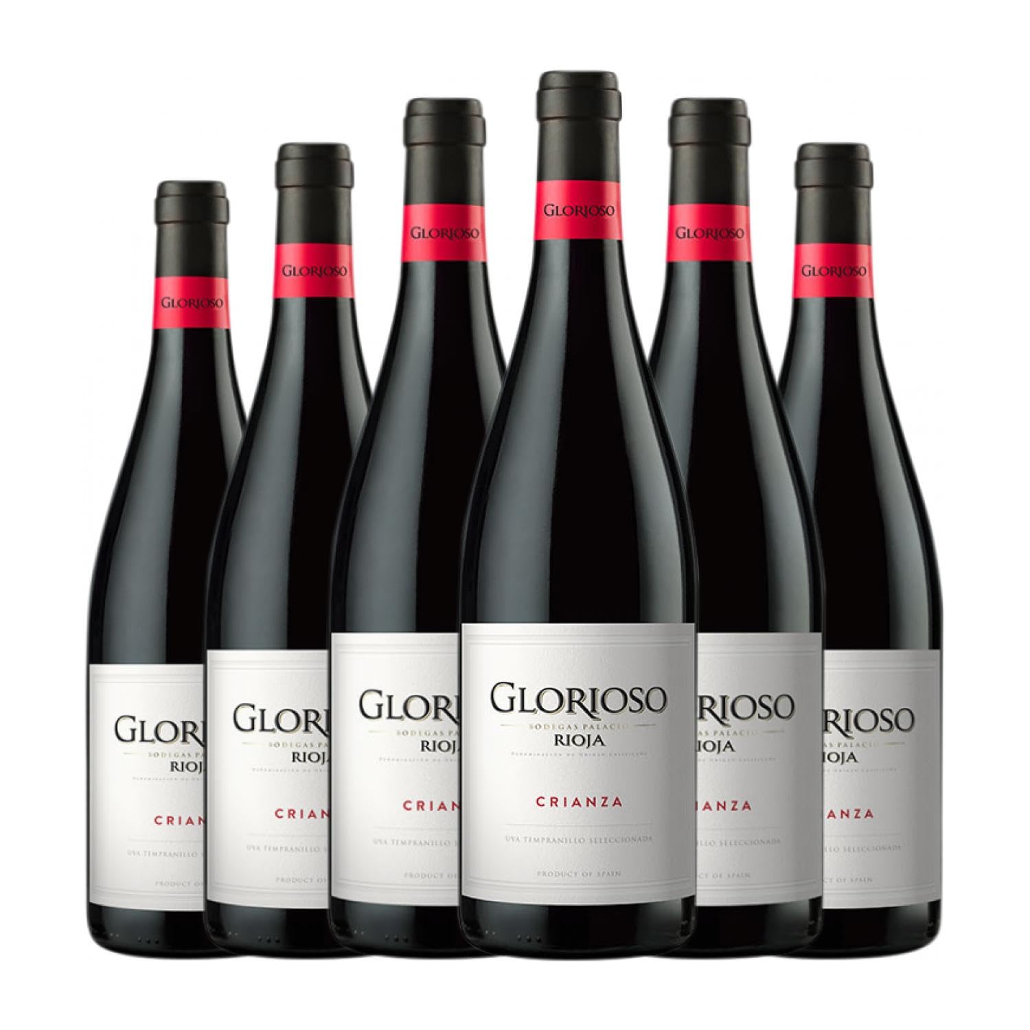 Palacio Glorioso Tempranillo Rioja Crianza 75 cl Vino tinto (Caja de 6 Botellas de 75 cl)