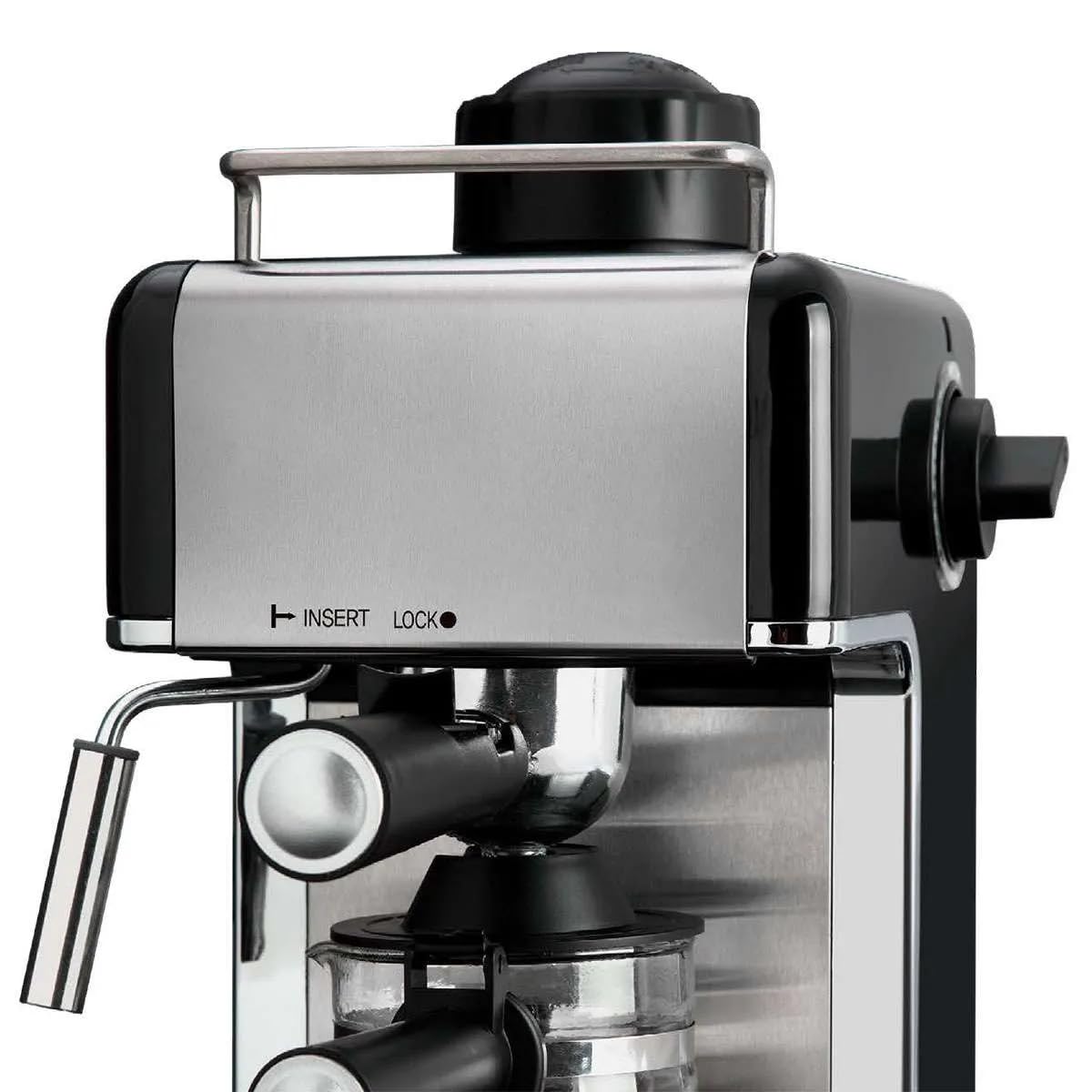 KLACK Cafetera Espresso 3,5 Bares 800 W Acero Inoxidable