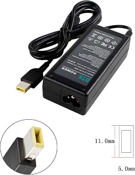 Charger for DTK Lenovo Power Supply 65W 20V 3.25A Laptop Charging Cable Lenovo ThinkPad T440 T440s X270 G70 G710 IdeaPad Flex 2 3 Yoga 11 AC Adlx65nlc3a 11mm*5.0mm
