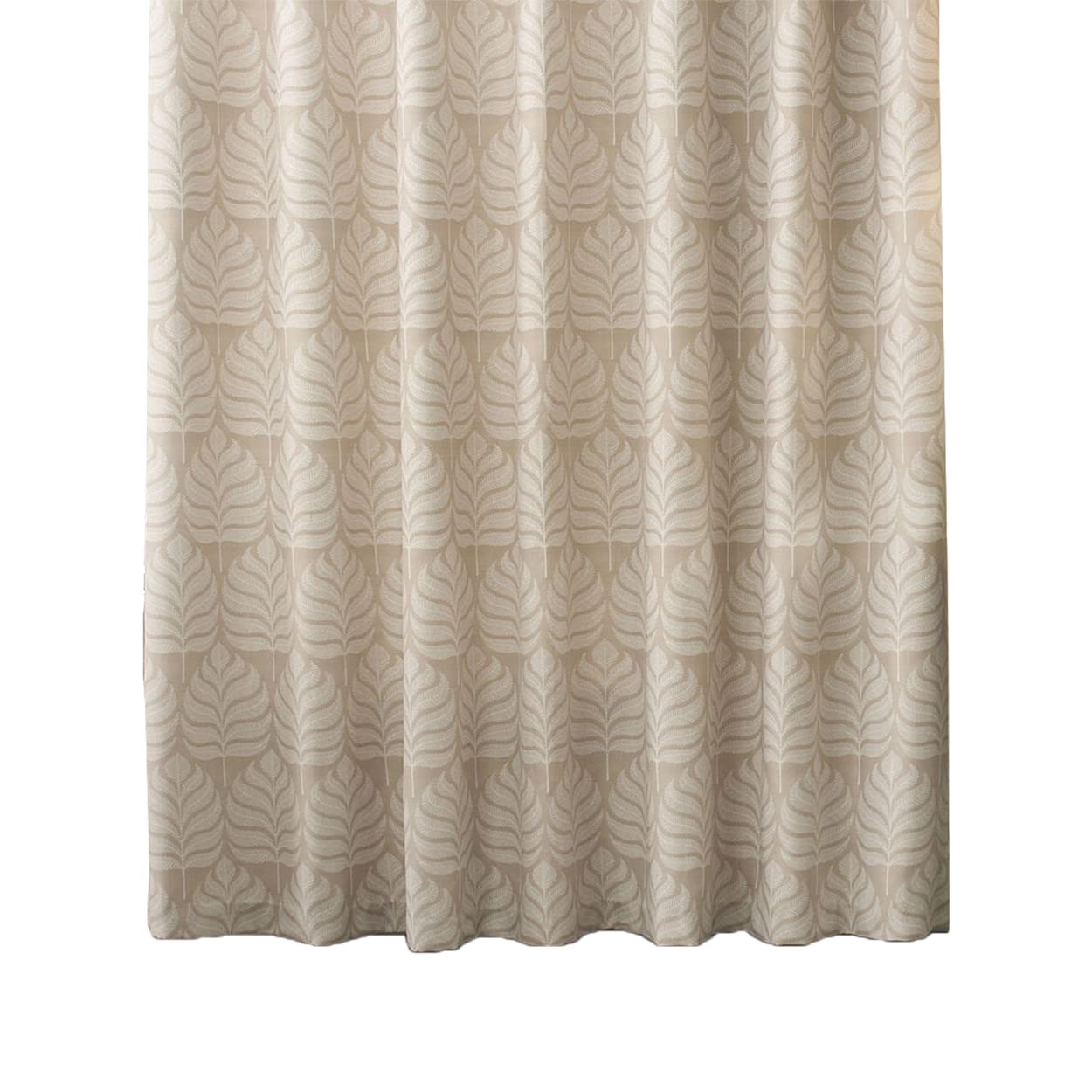 Paoletti Horto Embroidered Botanical Eyelet Curtains in Natural | Size: 229cm width x 137cm drop