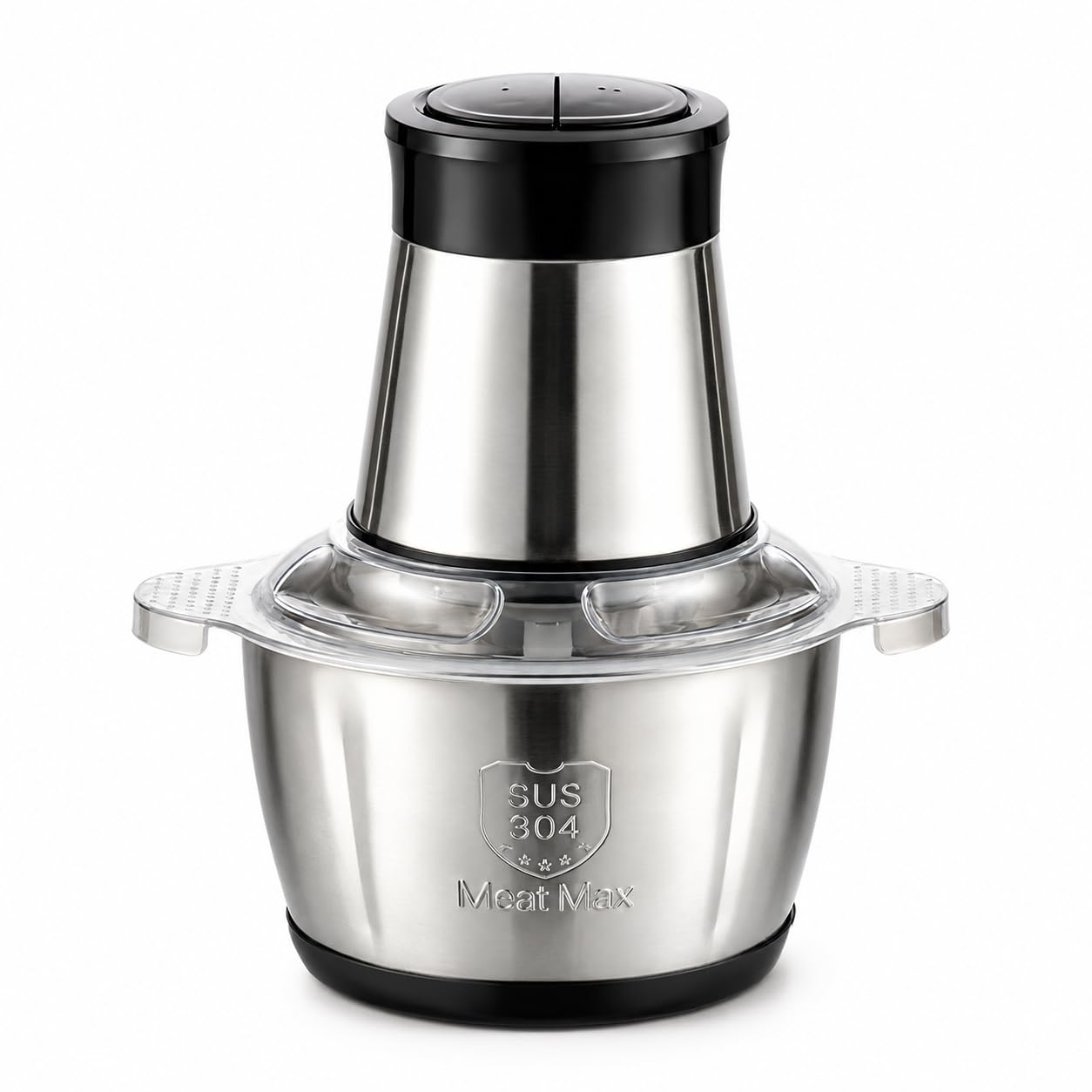 2L Electric Meat Grinder, 800W Food Chopper with SUS 304 Stainless Steel Bowl & Steel 4 Blades, 2 Speed Control, Easy to Clean, BPA-Free Lid, Non-Slip Base, Kitchen Grinder for Meat, Vegetables-image-46