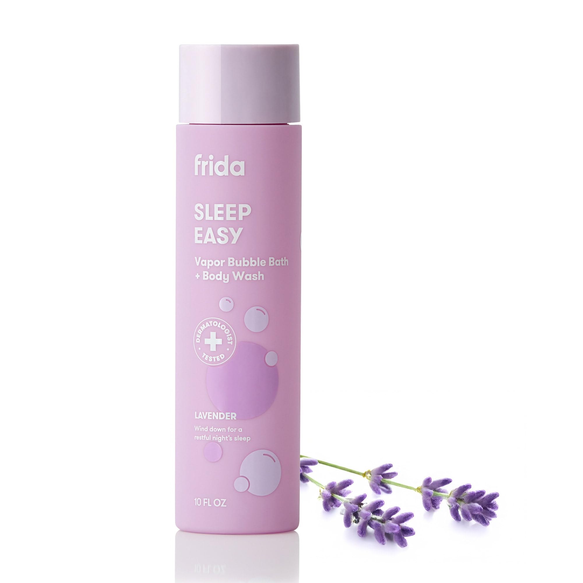 Frida Baby Lavender Baby & Kids Bubble Bath + Body Wash, Sleep & Calming