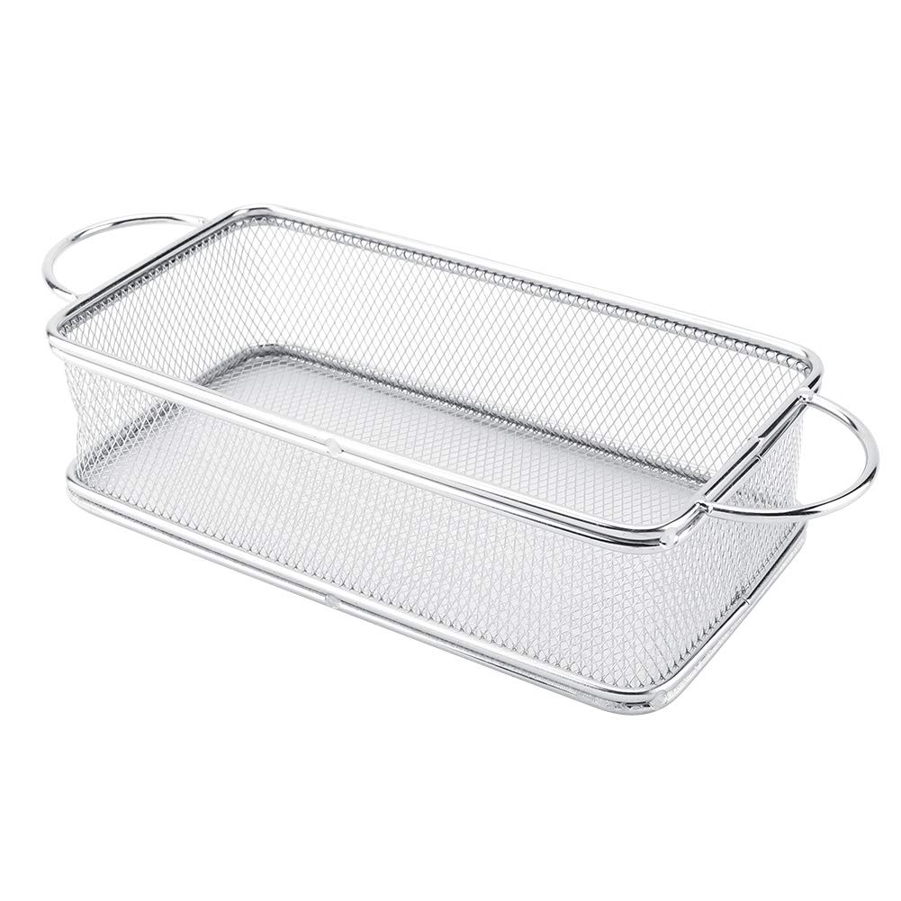 Roestvrijstalen frituurmand multifunctionele frituurmand (27 x 12 x 6 cm) ( 27 x 12 x 6