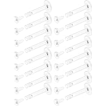 16G flat back Clear Earrings for Sports Nose Studs Silicone Plastic tragus conch cartilage Earrings Retainers Monroe Medusa Lip Rings Stud Labret Piercing Jewelry for Work Surgery 6mm -12mm