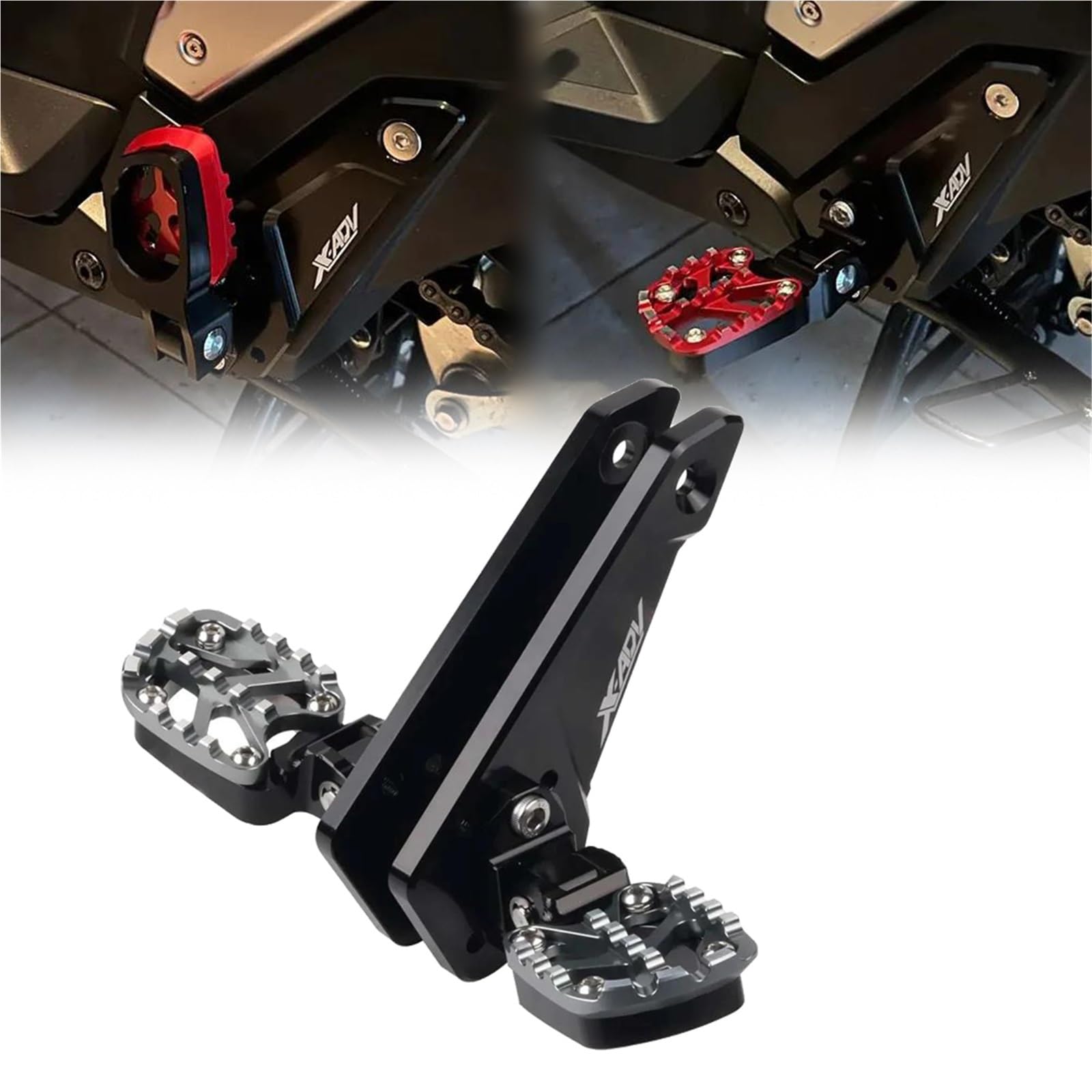 Repose-pieds pour X-ADV 750 pliables pour pédale passager arrière 2021-2024 - 8