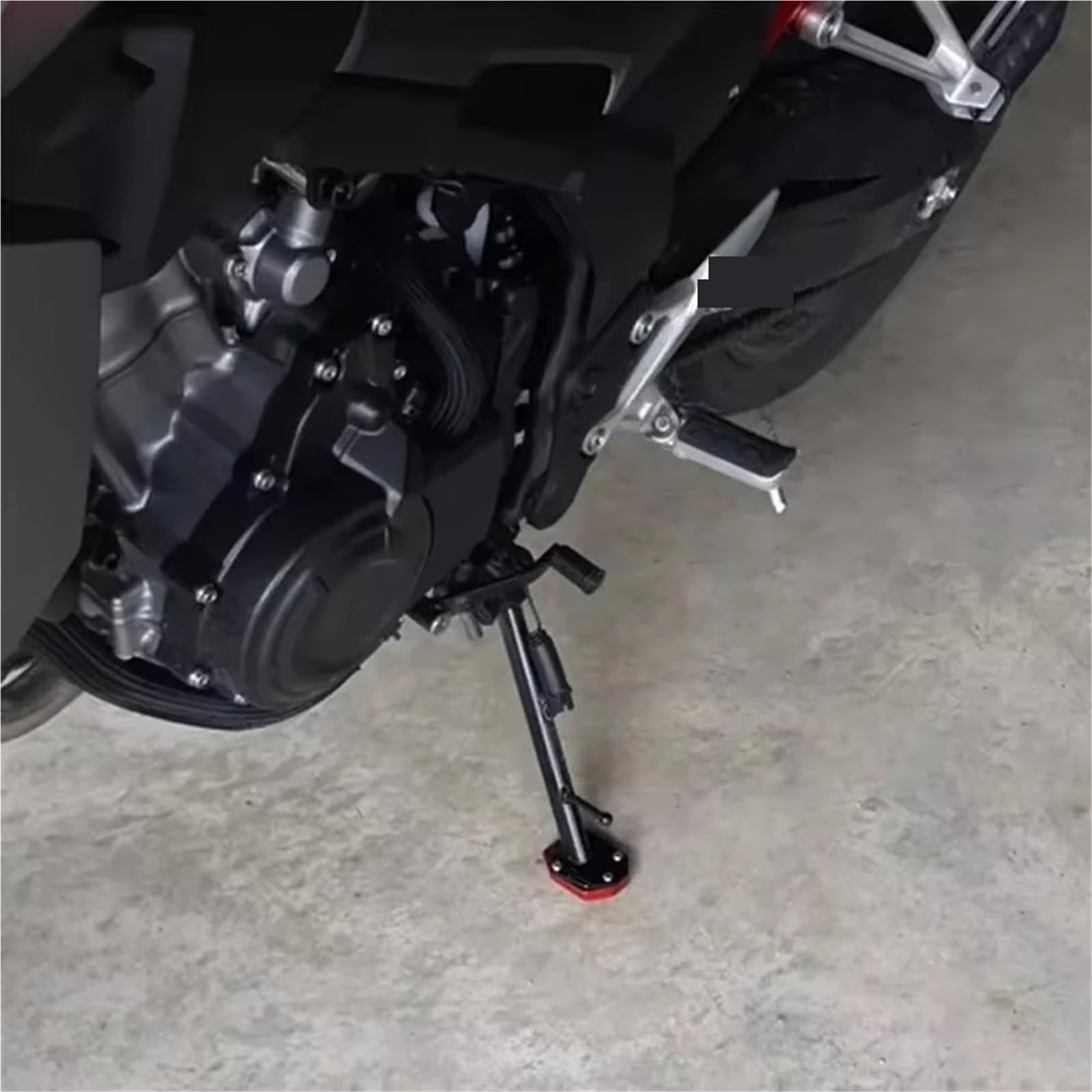Motorrad Seitenständer Platte Kompatibel Mit CBR650R Für CBR650F Für CBR500R 2013–2026 Motorrad-Ständer-Vergrößerer Seitenständer-Verlängerungszubehör