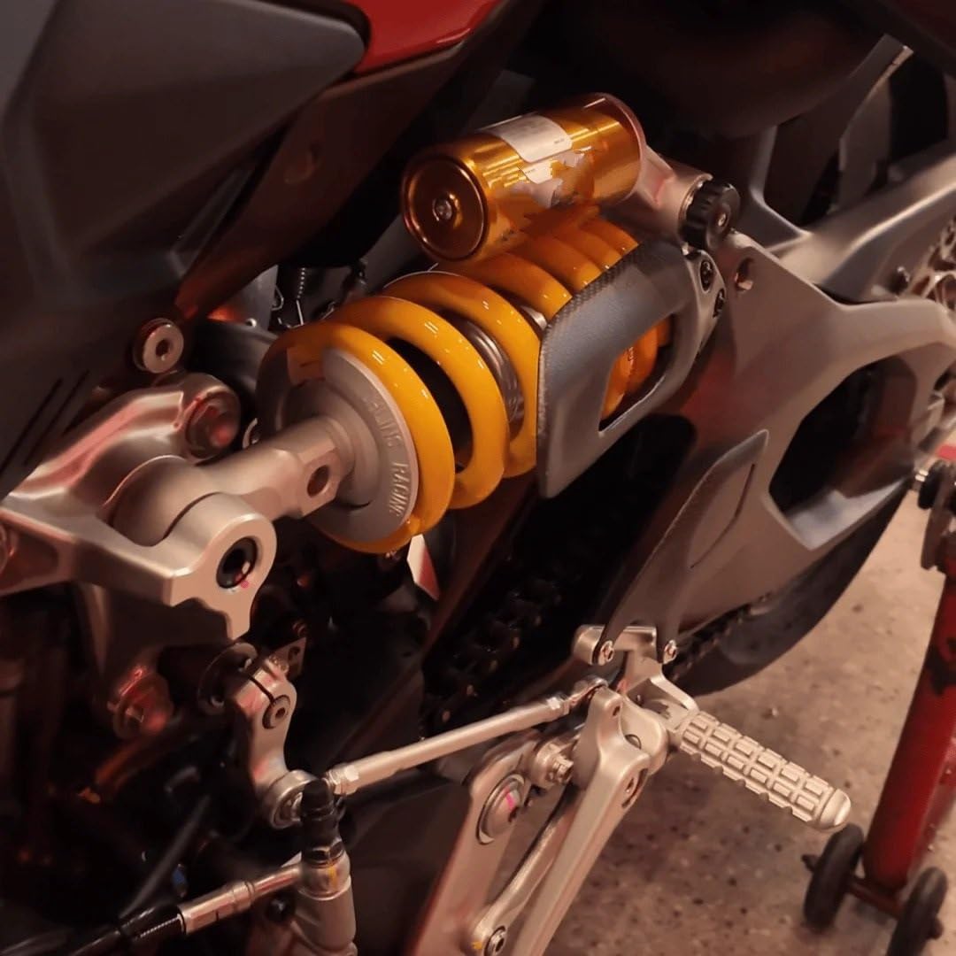 silnika motocykla osłona stojanów Osłona stojana s Pasuje do Panigale V2 V2S 2025-2026 motocykl z włókna węglowego osłona amortyzatora ochrona zmodyfikowane części