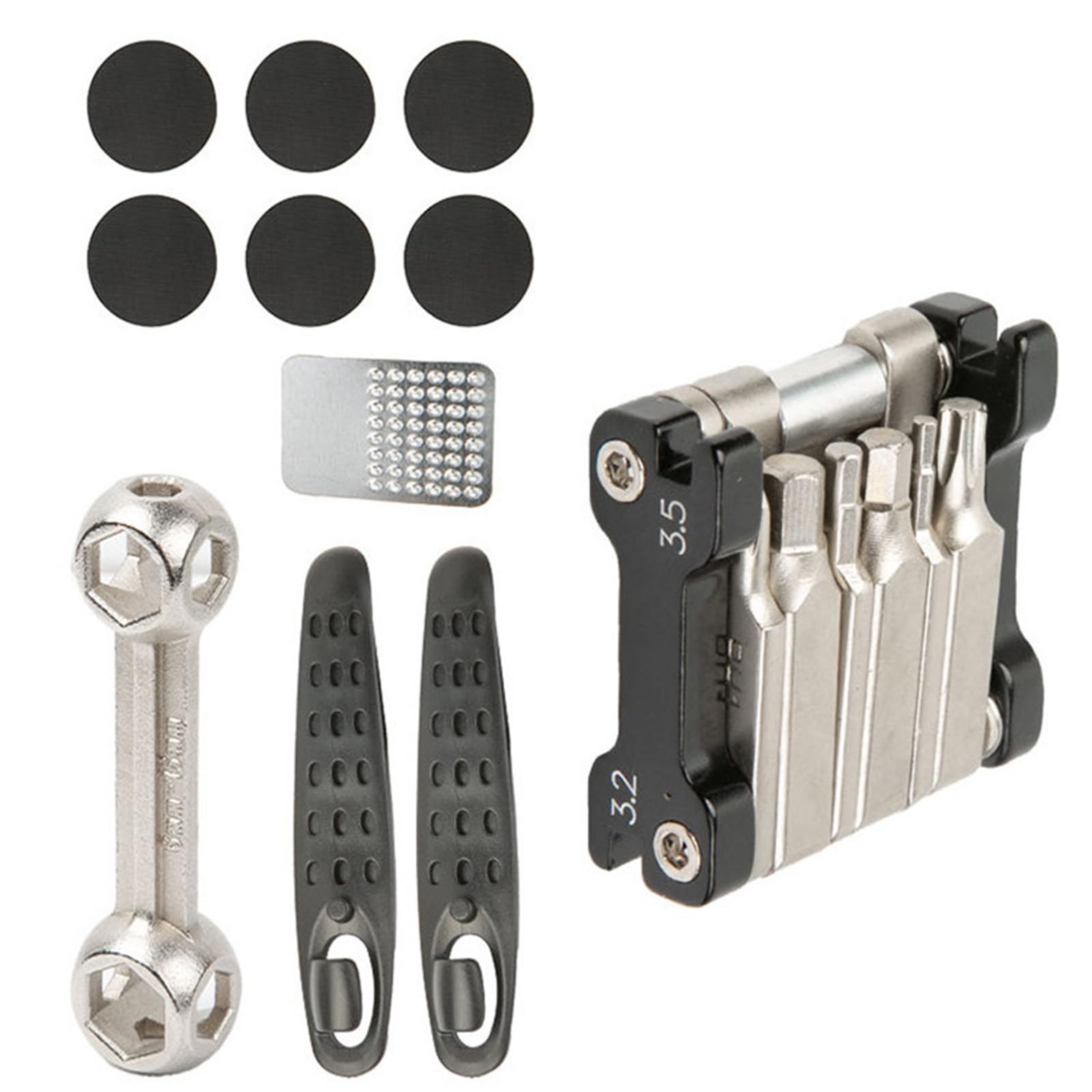 Kits de herramientas para bicicletas de montaña, mantenimiento y reparación, multiherramienta con estuche de almacenamiento, herramienta de ciclismo multifuncional