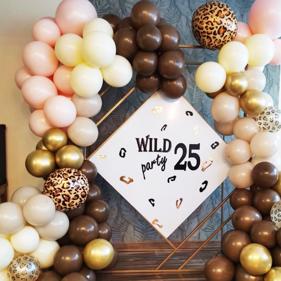 Palloncini Marroni Opachi 12 Pollici - Kit Da 60 Pezzi Con Nastro Per Decorazioni Feste Compleanno Matrimonio - Foto 4