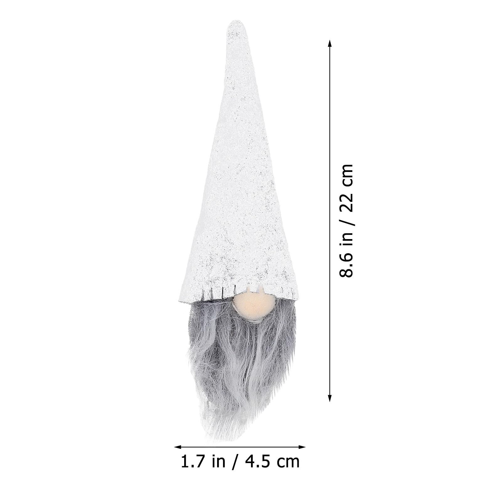 BESPORTBLE 10 Pièces Housse de Bouteille de Fête Blanche en Tissu Non Tissé Poupée sans Visage, Décoration Délicate et Bien Conçue pour Scène de Festival de Noël