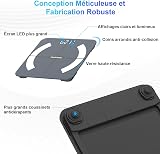 Healthkeep Scales for Body Weight with App 13 Body Composition Metrics, Digital Bathroom Scales with Bluetooth Weighing Scale, App Compatible with iOS Android 11 * 11 Iches (Blue) - 8