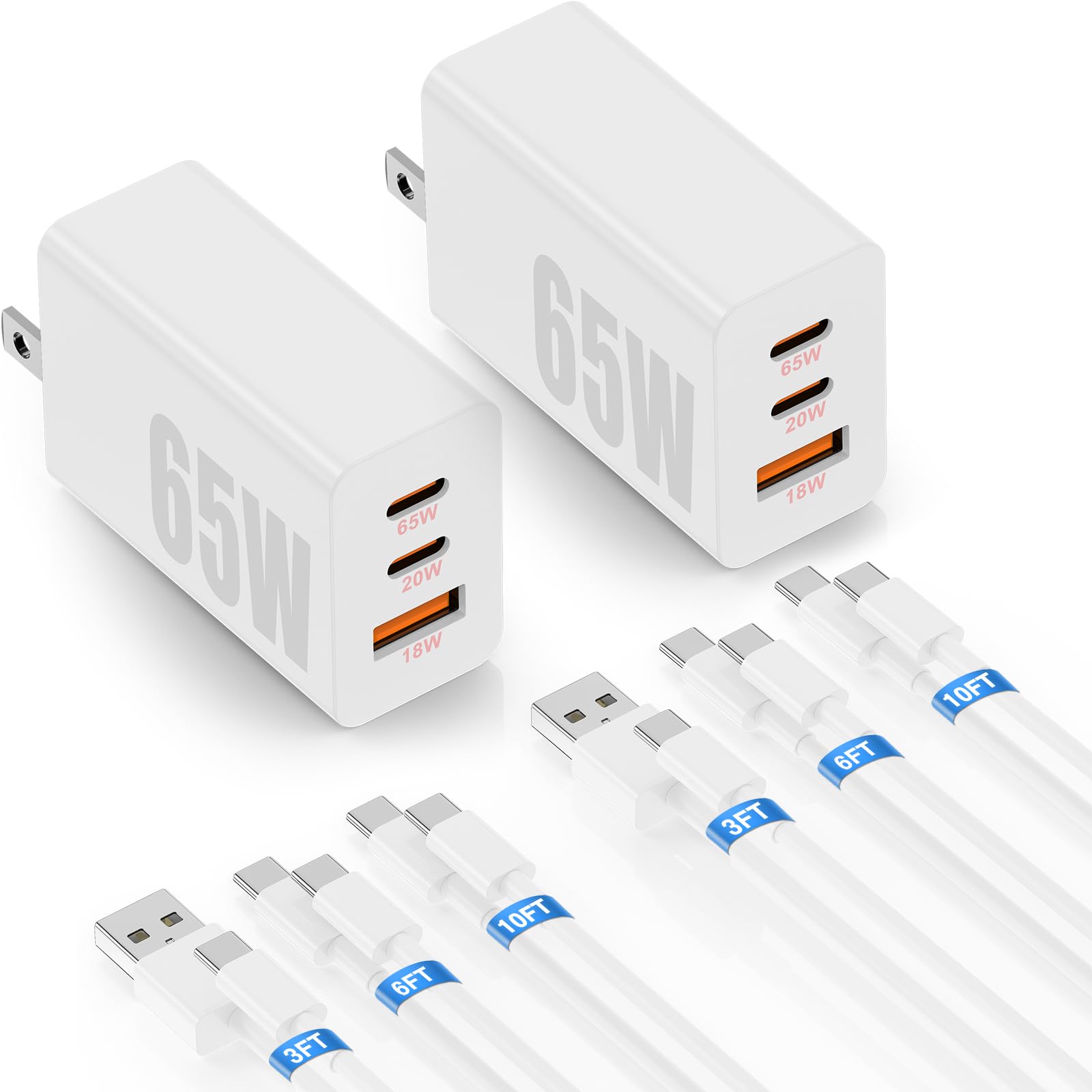 Photo 1 of Cndons 65W USB-C GaN Fast Charger