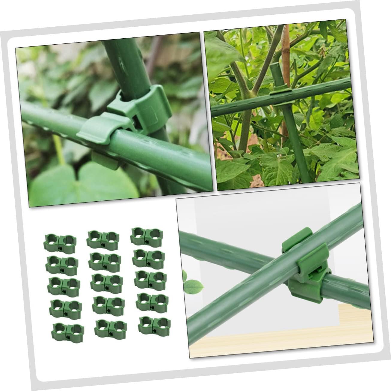 BESPORTBLE 250pcs Climbing Plant Support Hose Guides for Supports for Leaning Trees Plant Clips for Flower Rattan Plastic Buckle Fixed Buckles Vine
