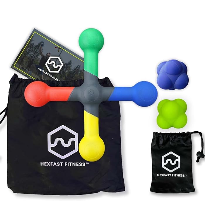 Buy HexFast Fitness Reaction Trainer and Reaction Ball 3pc Kit Great