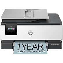 HP OfficeJet Pro 8139e Wireless All-in-One Color Inkjet Printer, Print, scan, copy, fax, ADF, Duplex printing Best-for-home office, 1 year Instant Ink trial included, AI-enabled 40Q51A