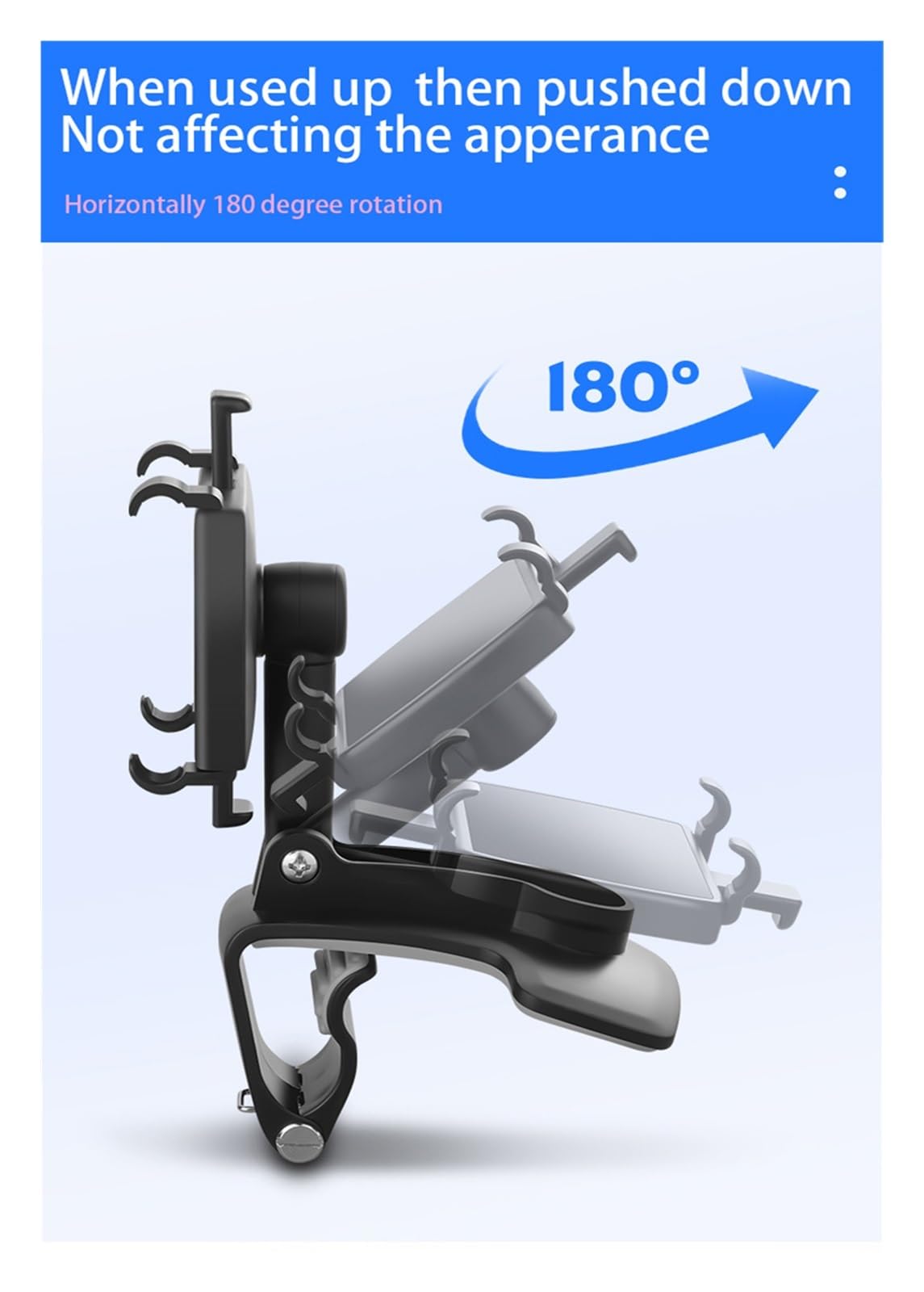 Porta Cellulare Auto Supporto per telefono da auto 3 in 1, supporto per specchietto retrovisore, supporto per navigatore GPS regolabile per iP&ho&ne 14