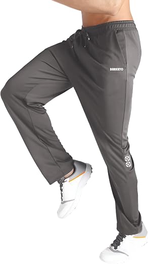 BARKEYO Men's Regular fit Track Pants Sweatproof & Quickdry Technology