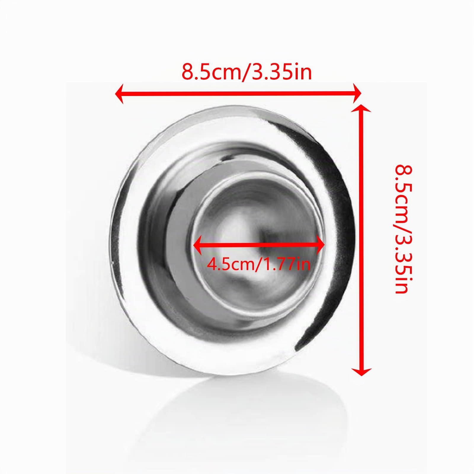 Vastsea 4 Pezzi Set di Portauovo in Acciaio Inox, Portauovo Set per Uova Sode, Portauovo per Cucina, Adatto a Casa, Cucina, Lavastoviglie(d'Argento)