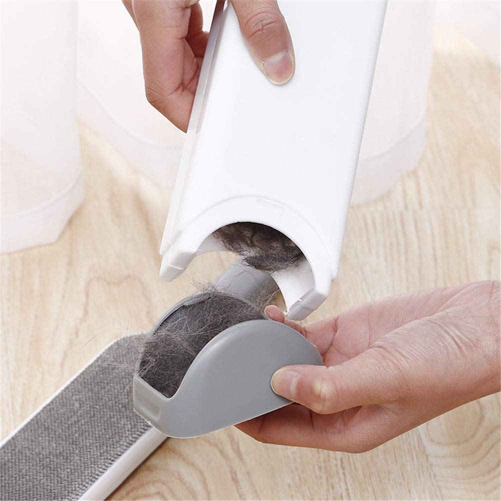 Spazzole per rimuovere peli di animali domestici o animali domestici con base autopulente per rimuovere cani e gatti, spazzola riutilizzabile a doppia faccia in pelliccia, dimensioni da viaggio