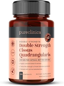 Double Strength Cissus Quadrangularis 1000mg x 180 Veggie Capsules