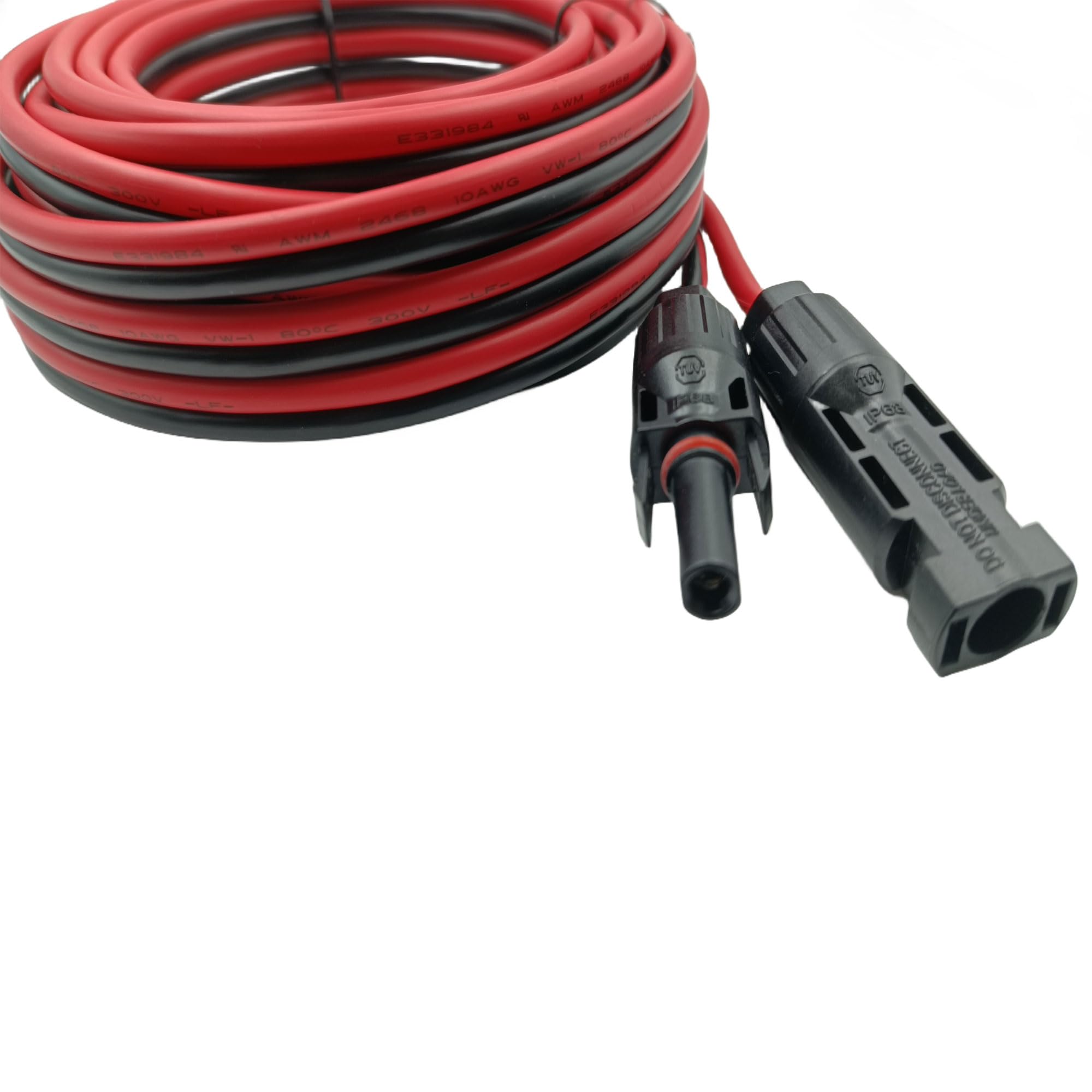 Cable solar a XT60i, 10 AWG, 6 mm², XT60I-F, adaptador solar, alargador compatible con Ecoflow Delta River Powerstation (10 AWG 7,62 m)