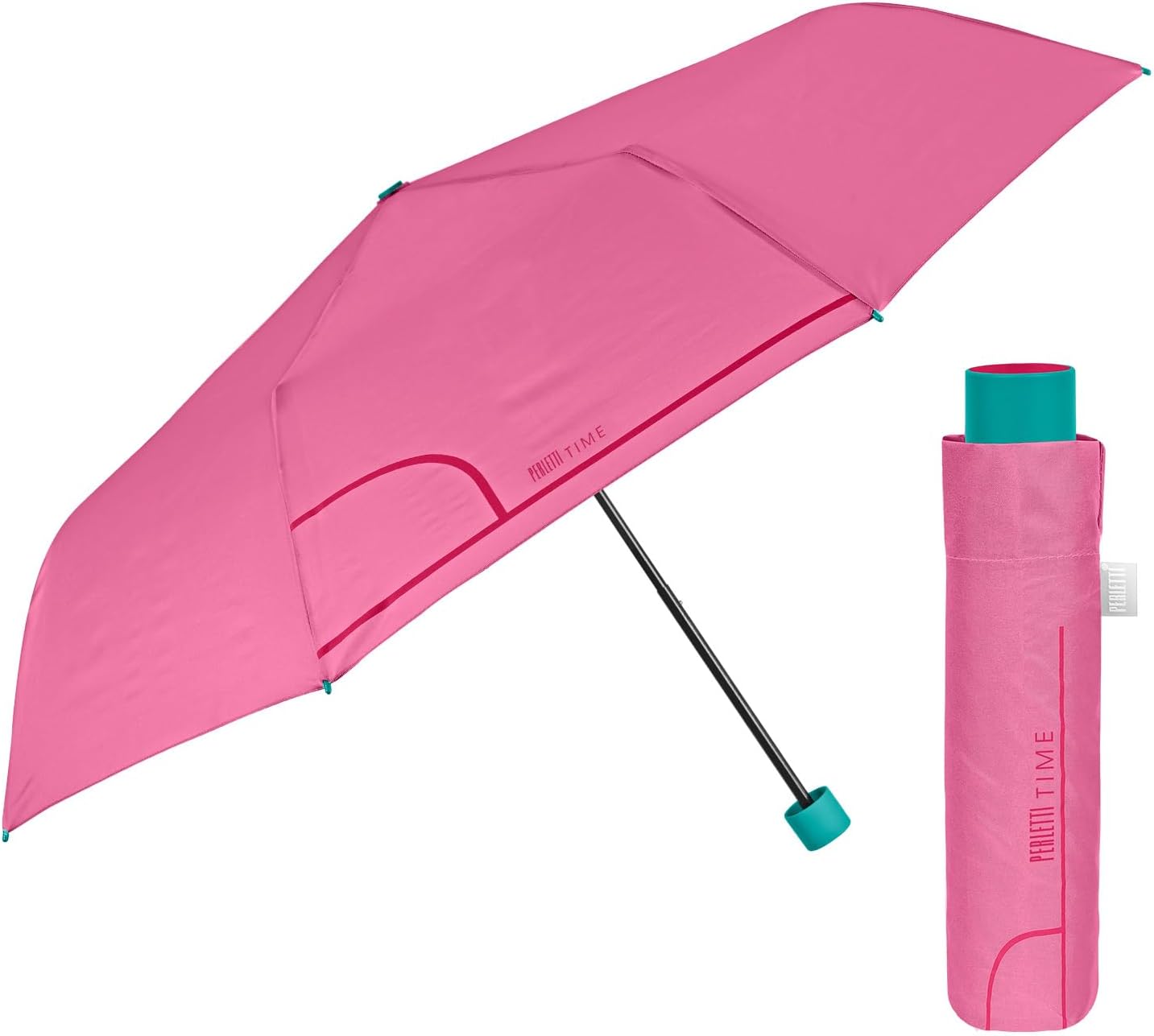 Ombrello Pieghevole Perletti - Antivento, Compatto E Leggero Per Borsa E Viaggio - Foto 10