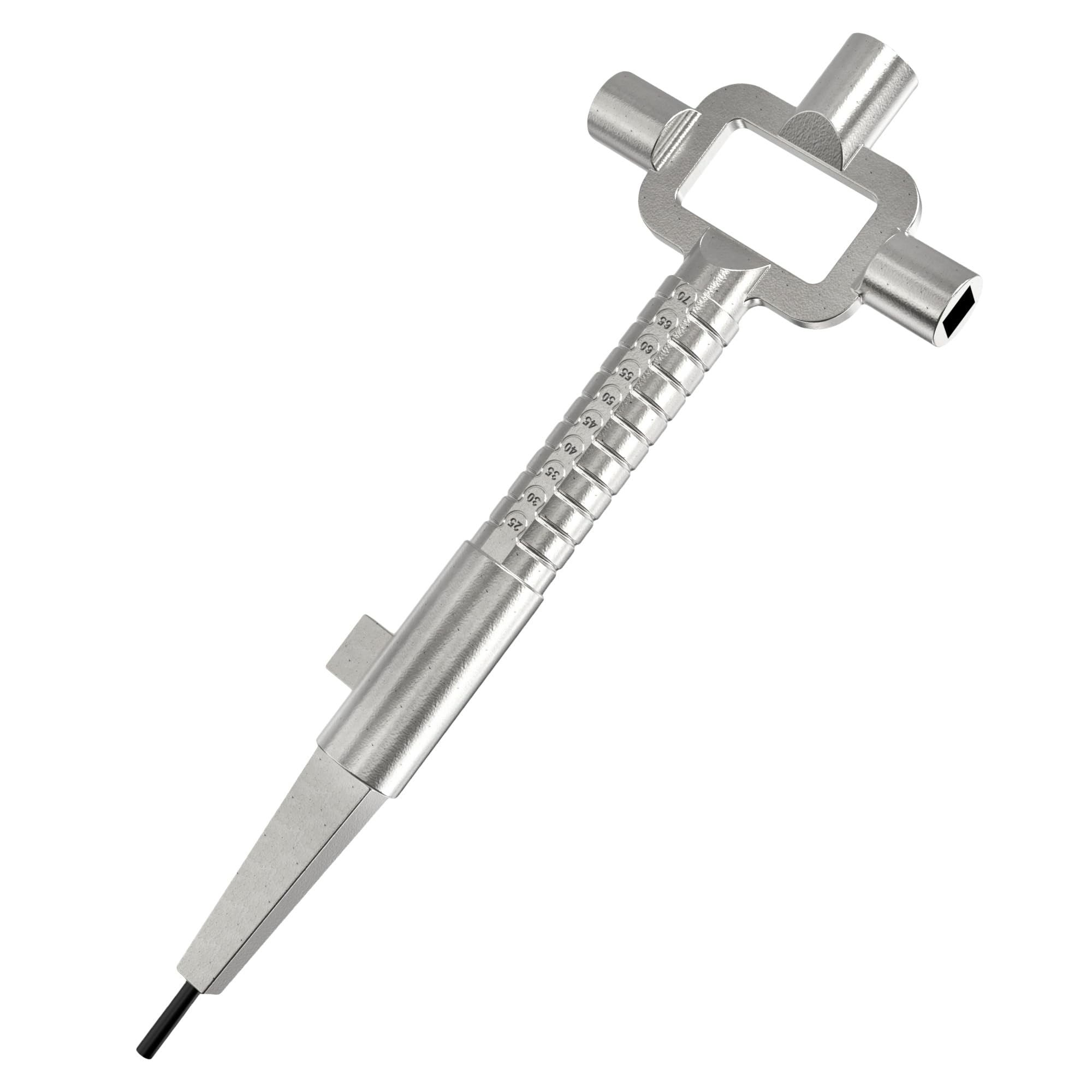 thumbnail: Multipick Universele Bouwsleutel Set – Made In Germany, Meet Ook Cilinders! Inclusief Inbussleutels & 3 Vierkante Sleutels.