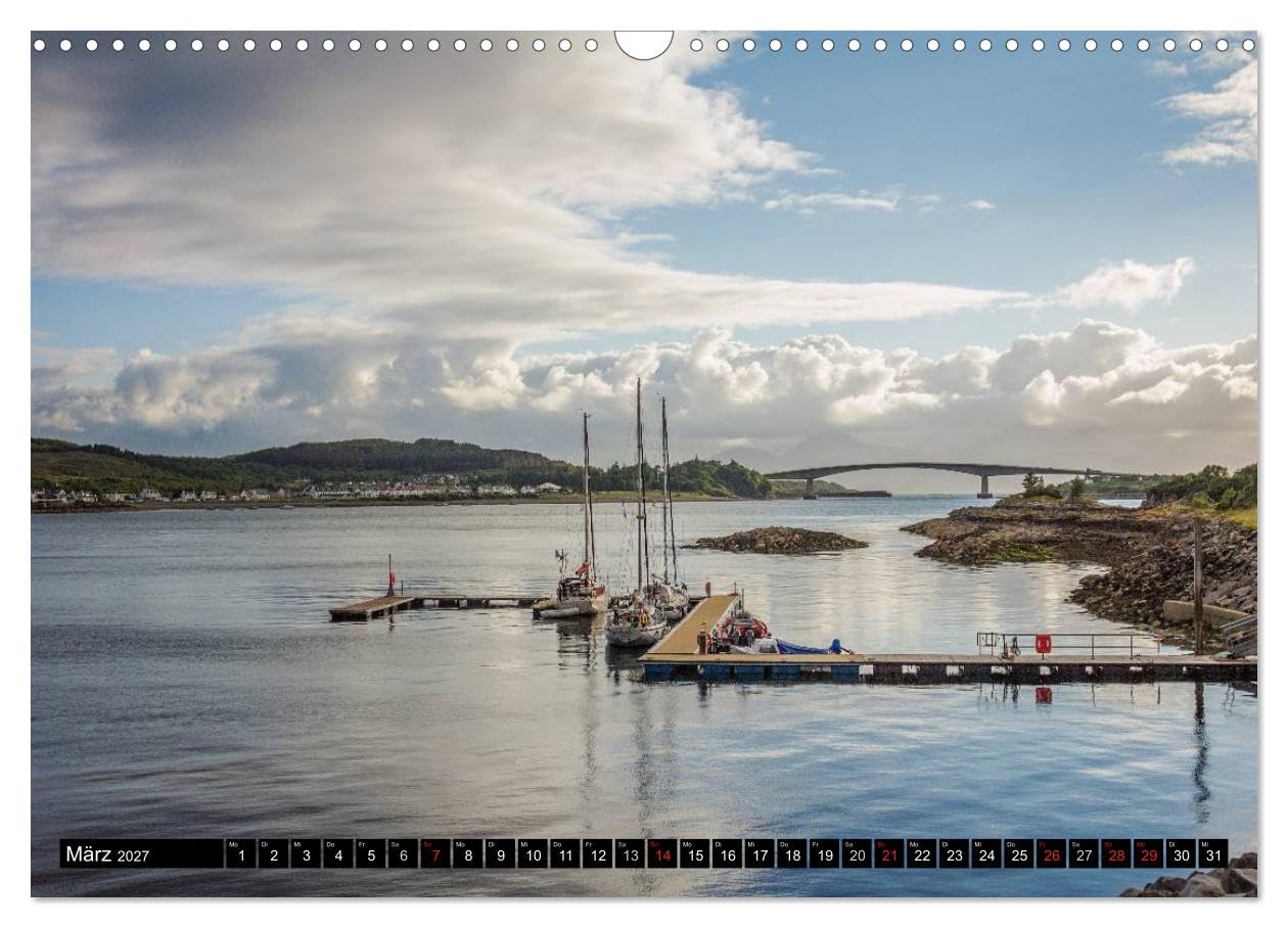 CALVENDO - Schottland, Atemberaubender Norden (Wandkalender 2027 DIN A3 quer), Monatskalender: Überwältigende Landschaftsaufnahmen aus Schottlands hohem Norden