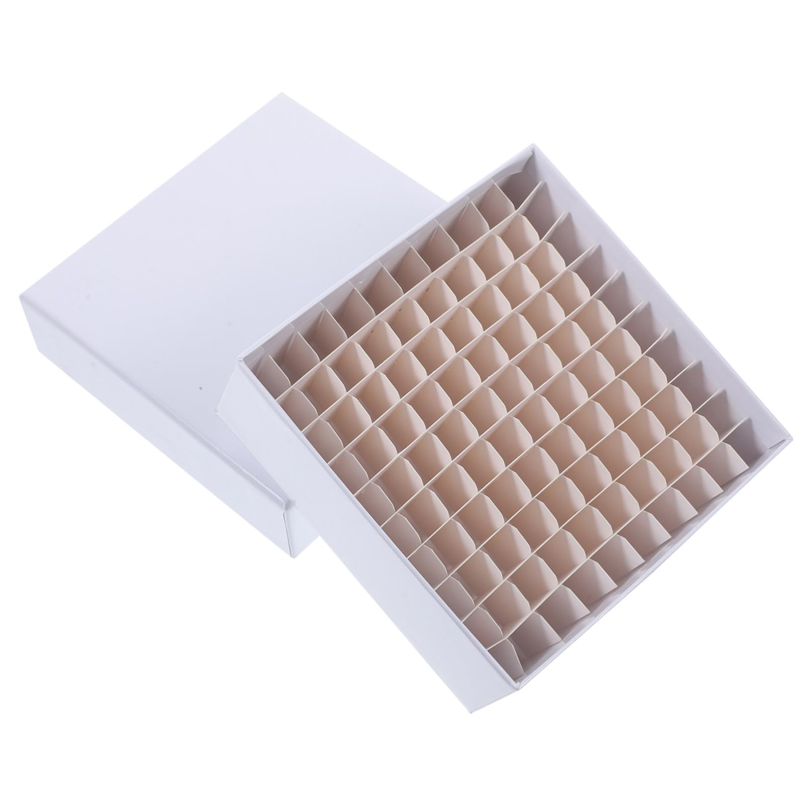 GLEAVI 3pièces Boîte De Rangement Cryogénique Pour Tubes à Centrifuger Support Étanche Carton Pour Laboratoire Cases Pour Identification Et Stockage Des Échantillons